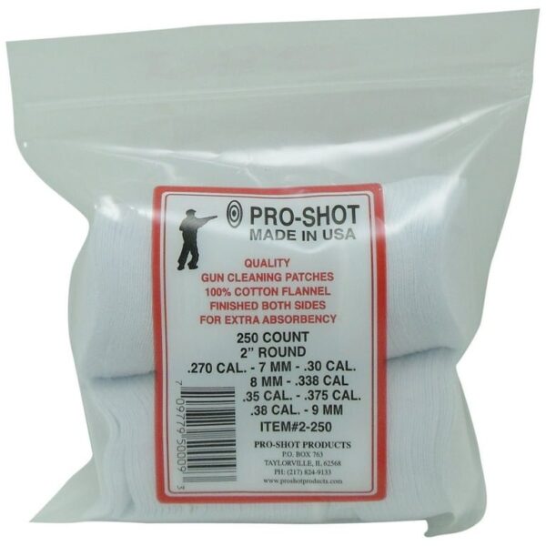 Pro Shot Products 2" Round Patches - 250 ct.