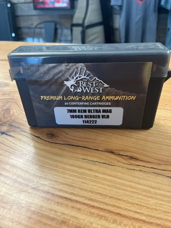 Best of the West 7mm Remington Ultra Mag 180gr Berger Hunting VLD