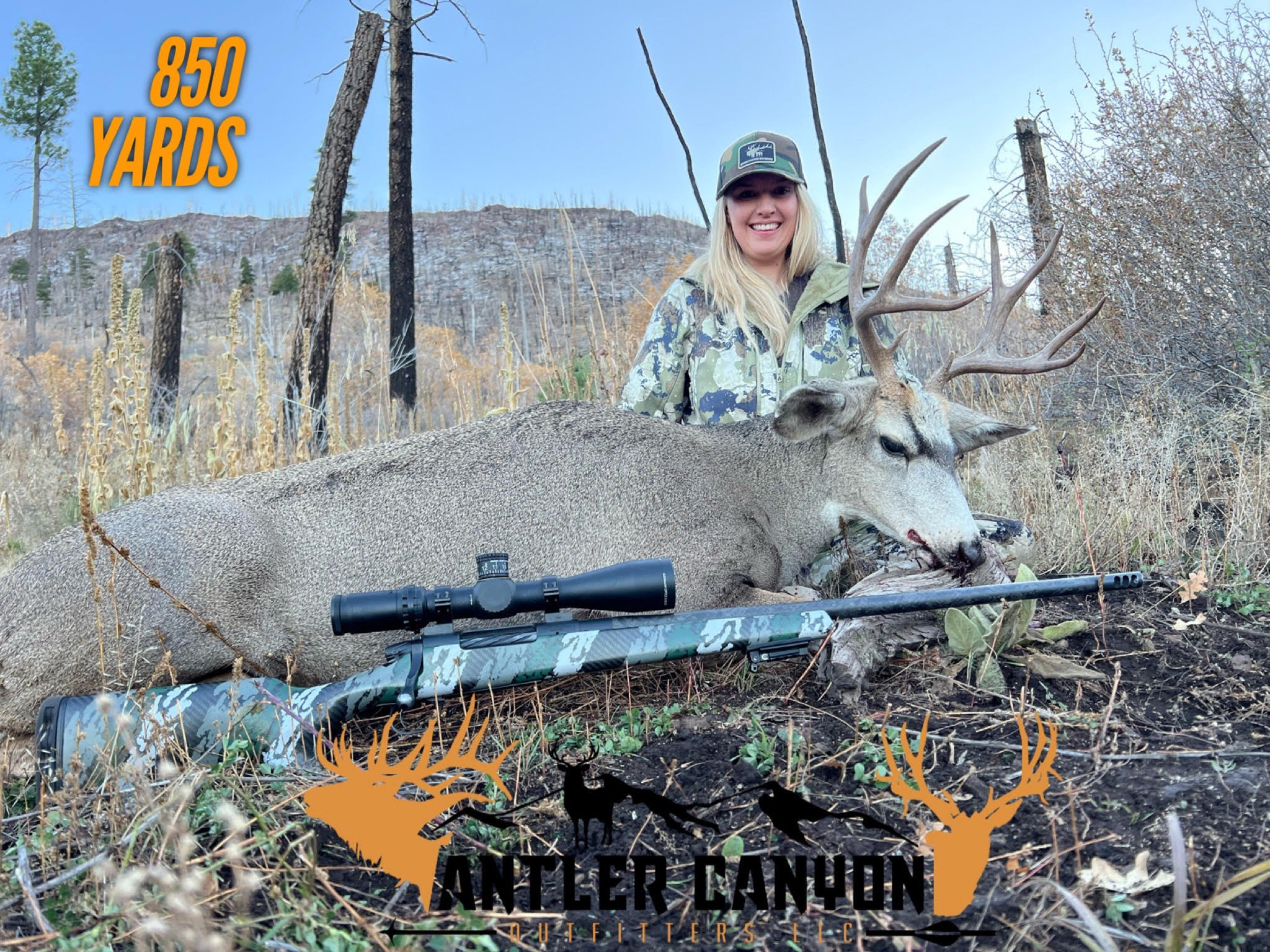 Antler canyon 850 yds